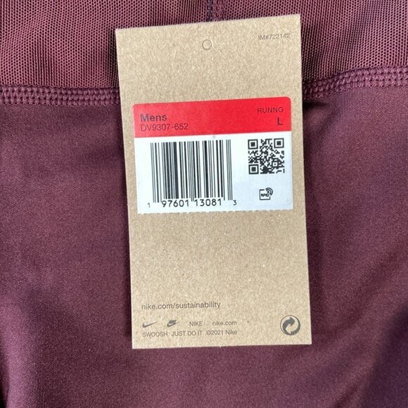 Nike Trail Lava Loop Dri-Fit 1/2 Length Running Tights Size Large Men DV9307-652 - Picture 8 of 8